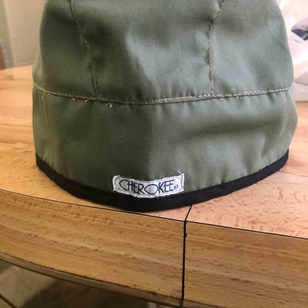 Surgical cap from Cherokee material: